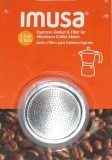 Imusa Filter and Gasket Replacement Set 3 Cups